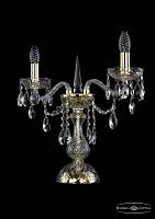 Настольная лампа  Bohemia Ivele Crystal  арт. 1415L/2/141-39/G