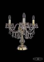 Настольная лампа  Bohemia Ivele Crystal  арт. 1409L/3/141-39/G