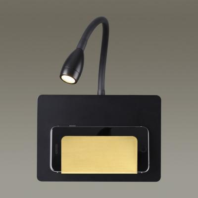 Настенный светильник-полка с подсветкой/USB ODEON LIGHT (Италия) арт.4242/3WL
